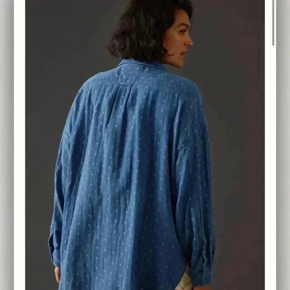Anthropologie Pilcro Cotton Buttondown Size M - Picture 4 of 7